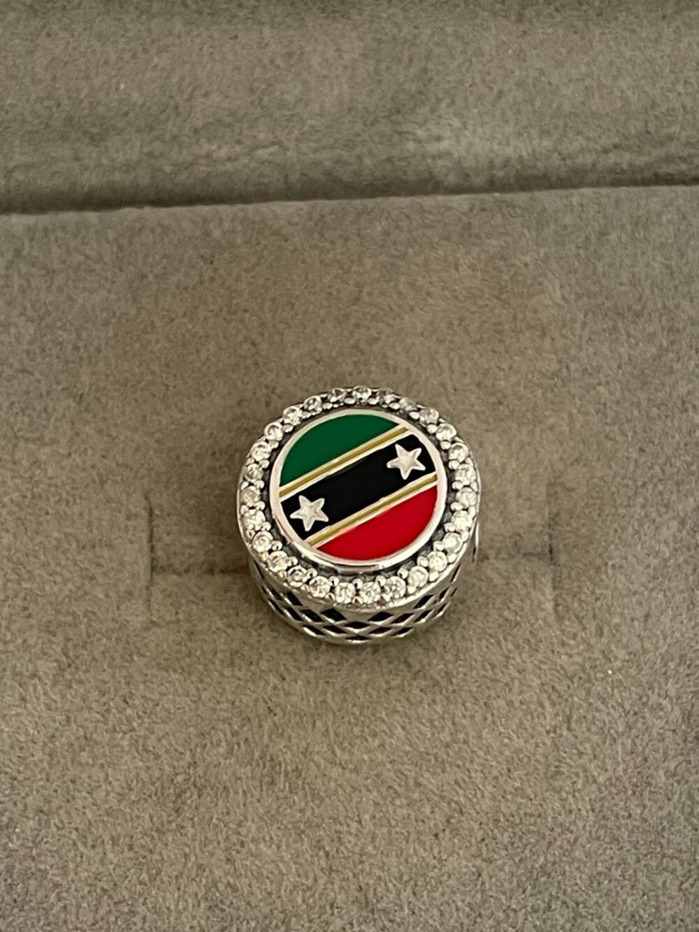 Pandora St.Kitts &Nevis Flag Exclusive Charm Bead